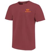 Virginia Tech Retriever Wooden Frame Comfort Colors Tee